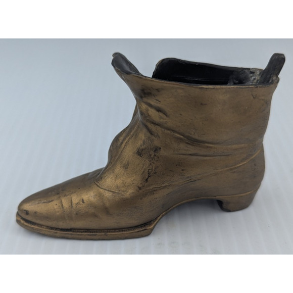 Vintage Metal Boot Shoe Jennings Bros. Marked JB 3.75" Long - Picture 4 of 8